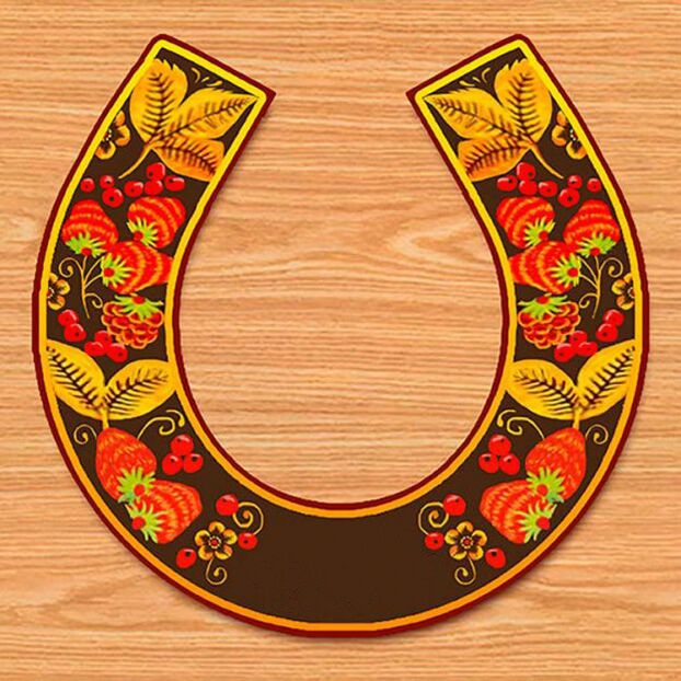 Horseshoe, charmed for luck and wealth