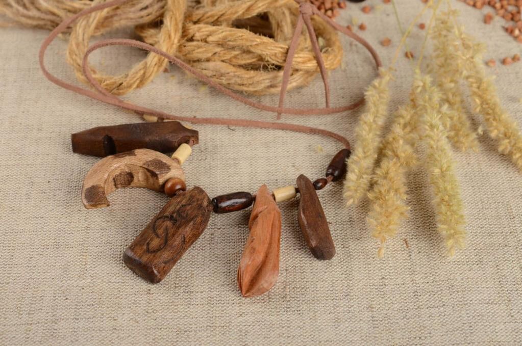 wooden amulet brings good luck