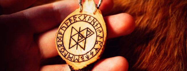 runes on good luck amulet